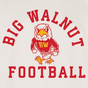 BW Football Flocked Raglan Fleece
