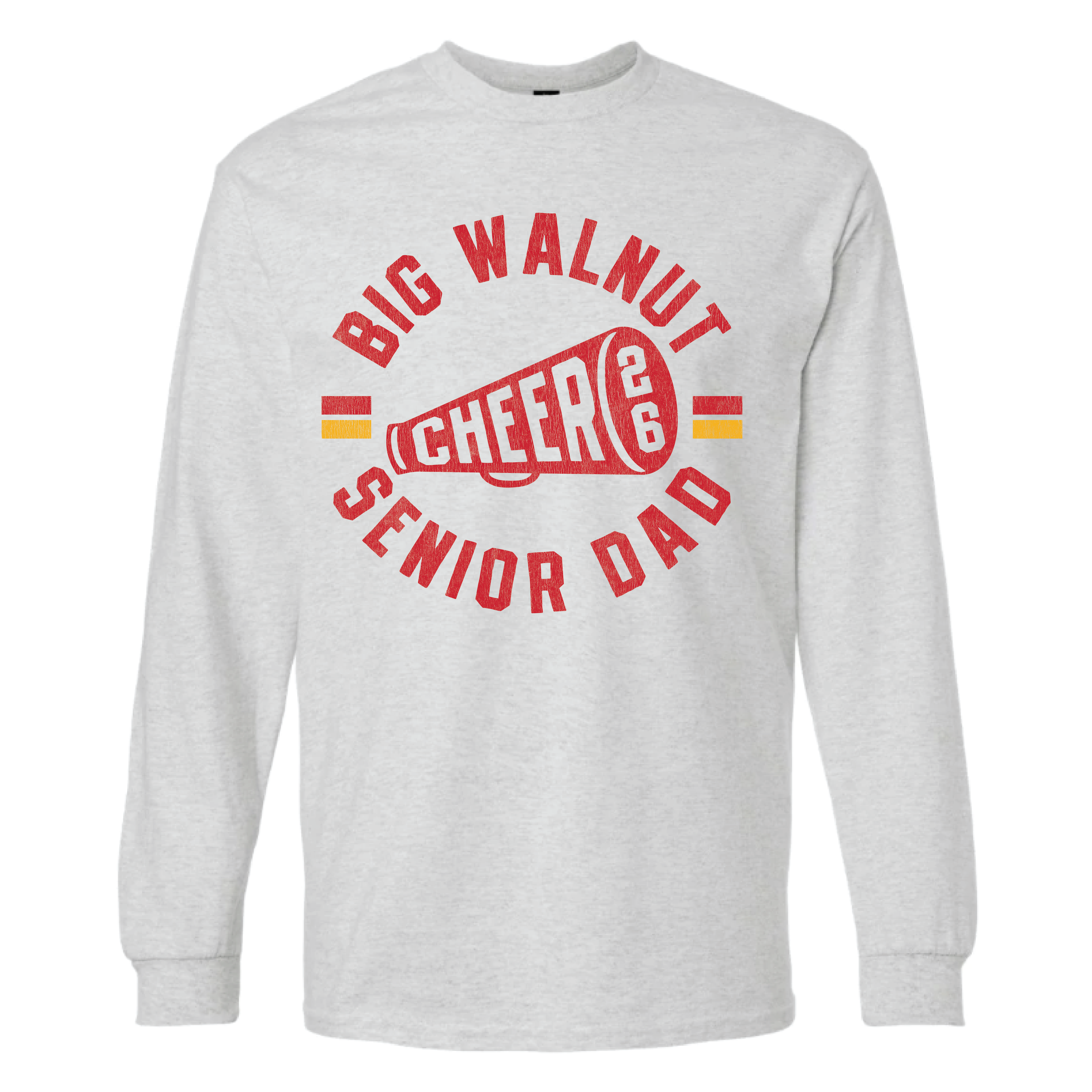 BIG WALNUT | SENIOR CHEER DAD VARSITY LONG SLEEVE TEE