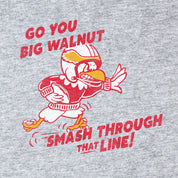 "Go you Big Walnut" Football Crop Racerback Tank