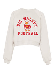 BW Football Flocked Raglan Fleece