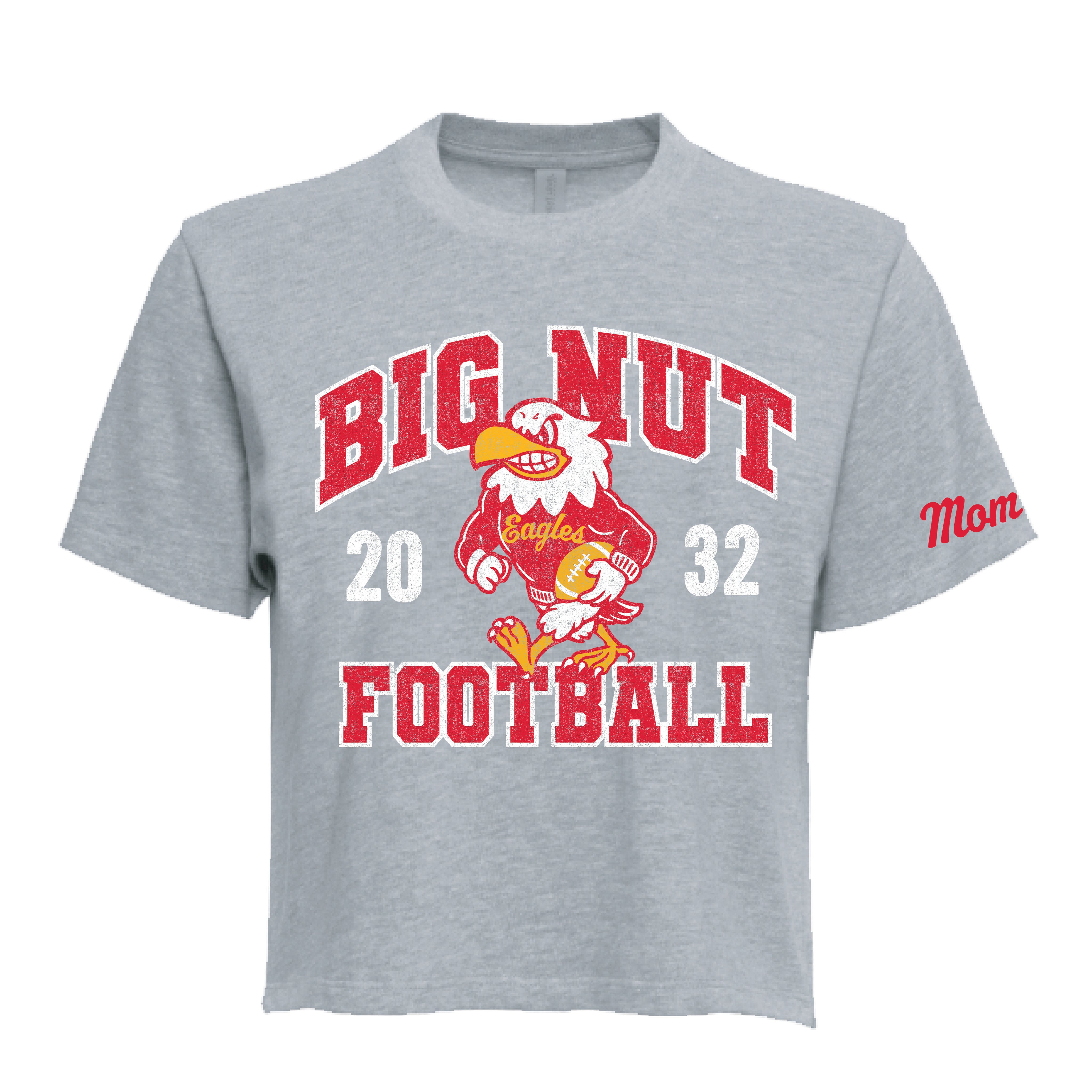 BW | CLASS OF 32 FOOTBALL WOMEN'S BOXY TEE "STAY HUMBLE, STAY HUNGRY"