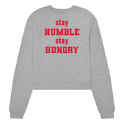 BW | CLASS OF 32 FOOTBALL WOMEN'S SWEATSHIRT "STAY HUMBLE, STAY HUNGRY"