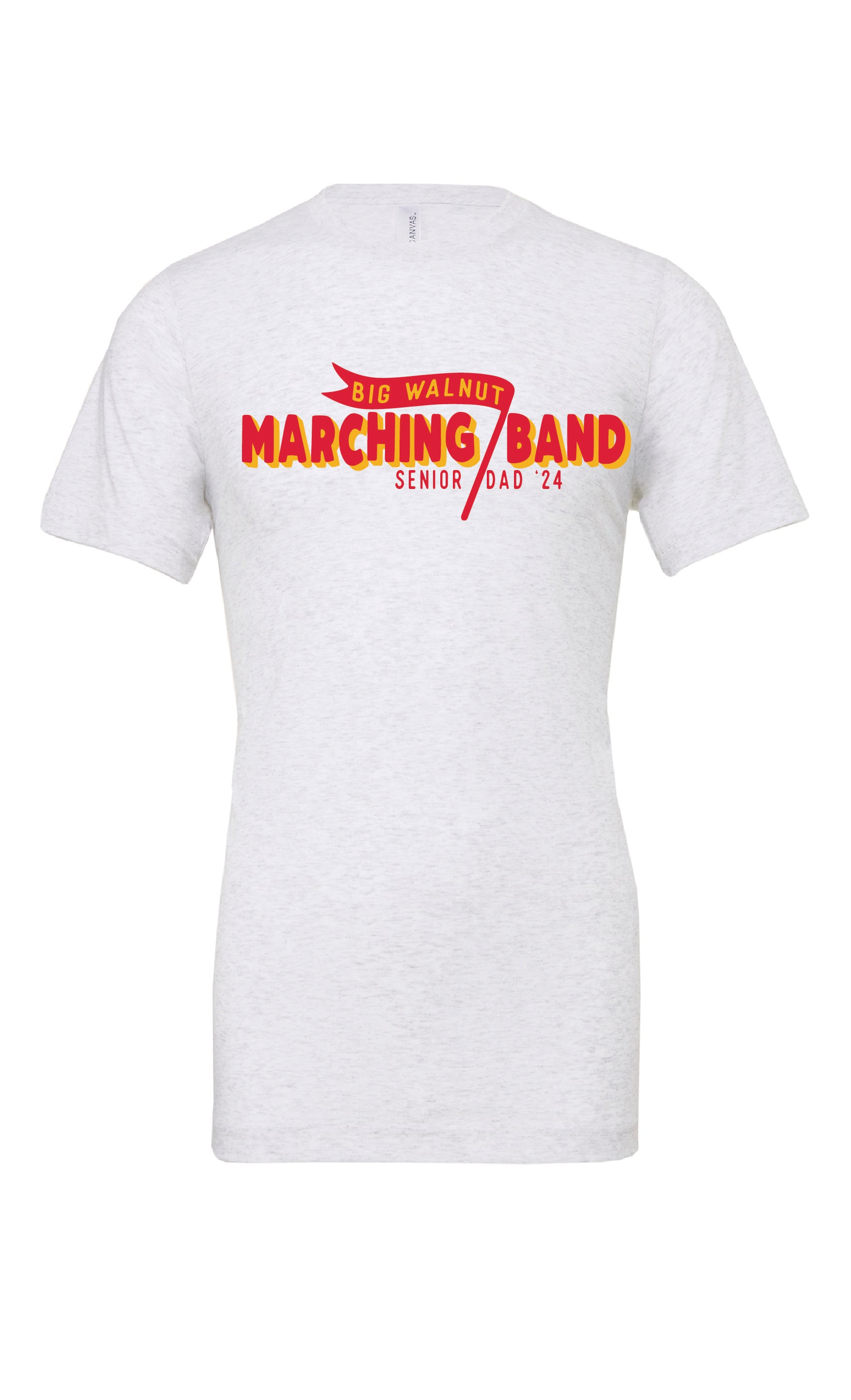 BW Marching Band Red and Gold Tee