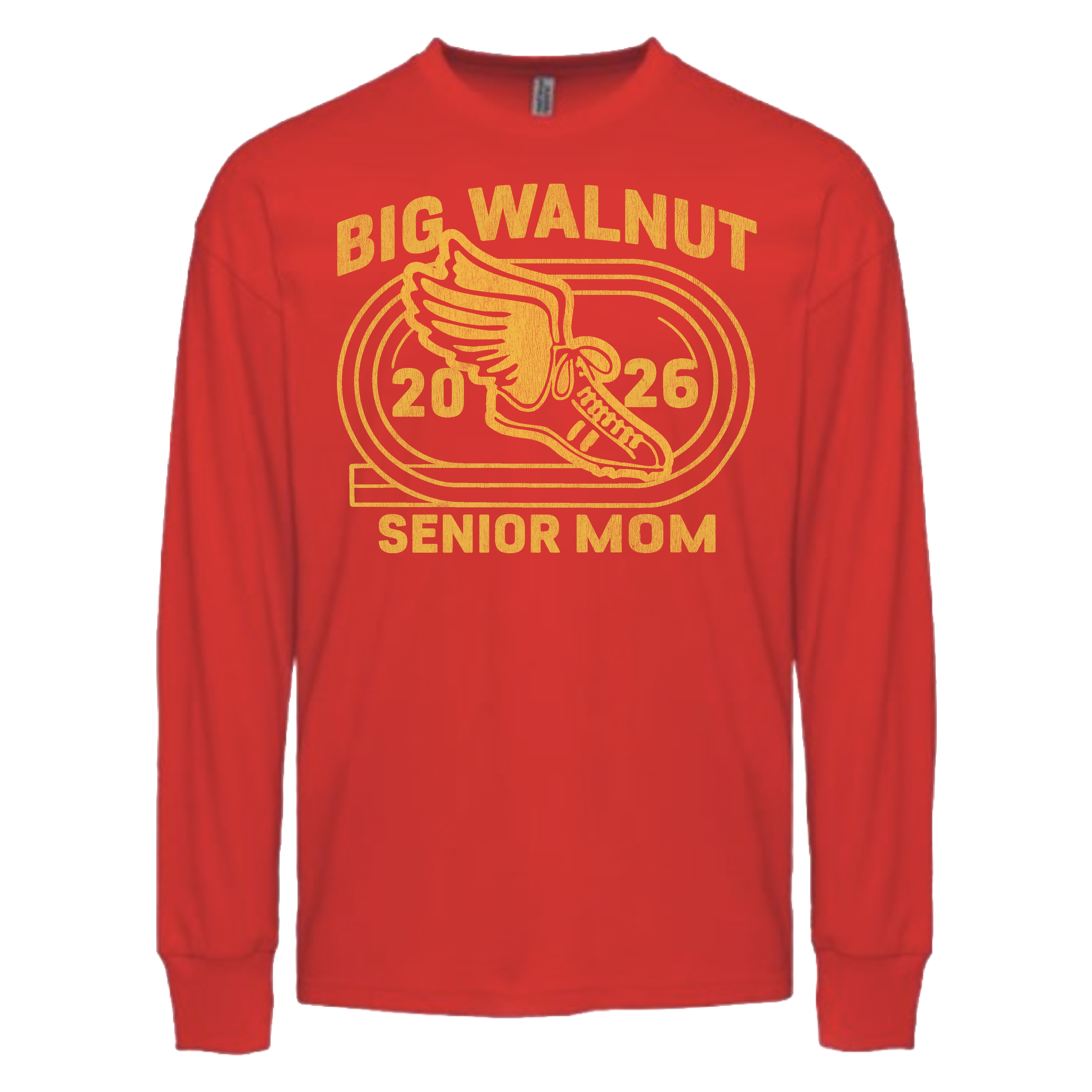 BIG WALNUT | SENIOR MOM TRACK AND FIELD LONG SLEEVE TEE