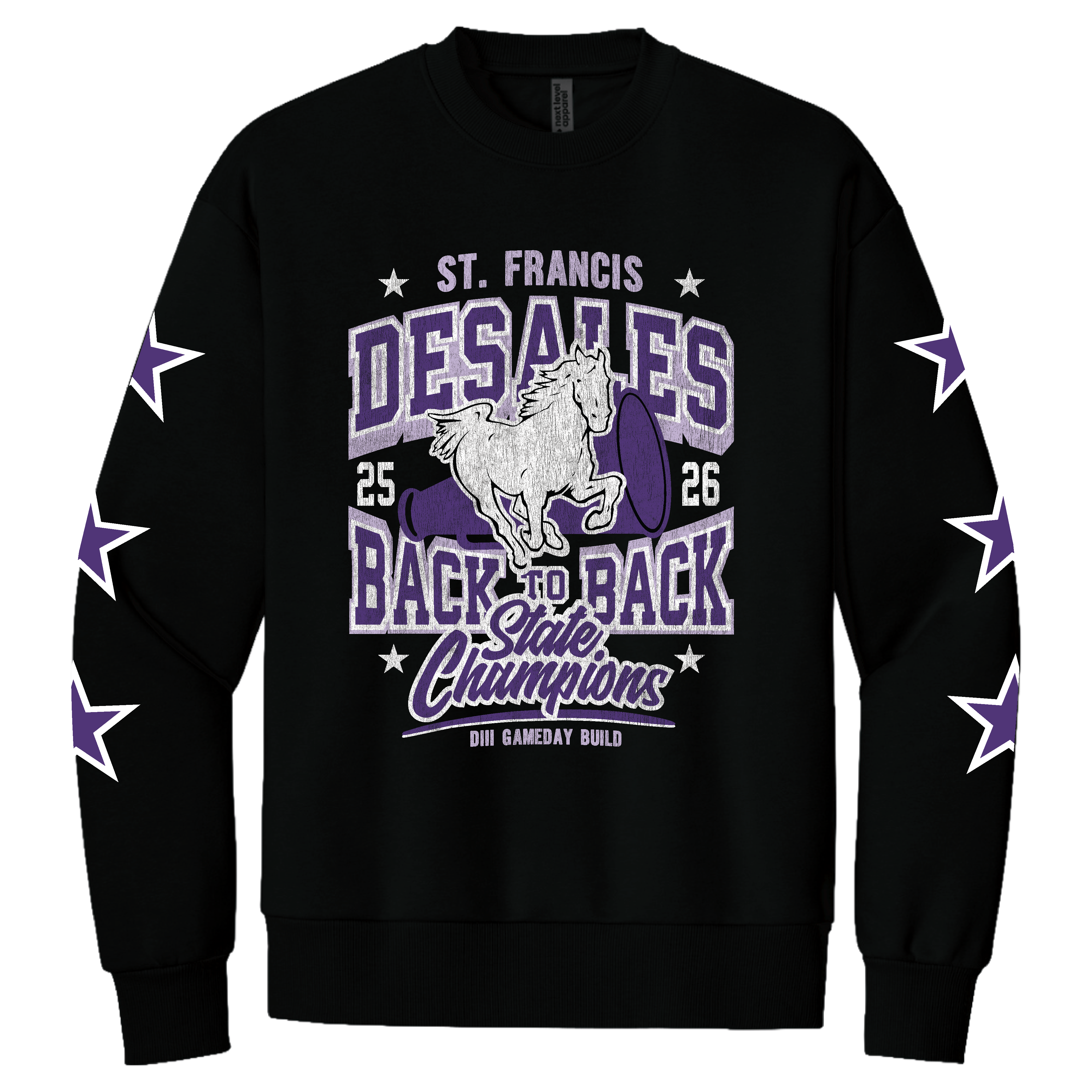 DESALES | BACK TO BACK STATE CHAMP SWEATSHIRT