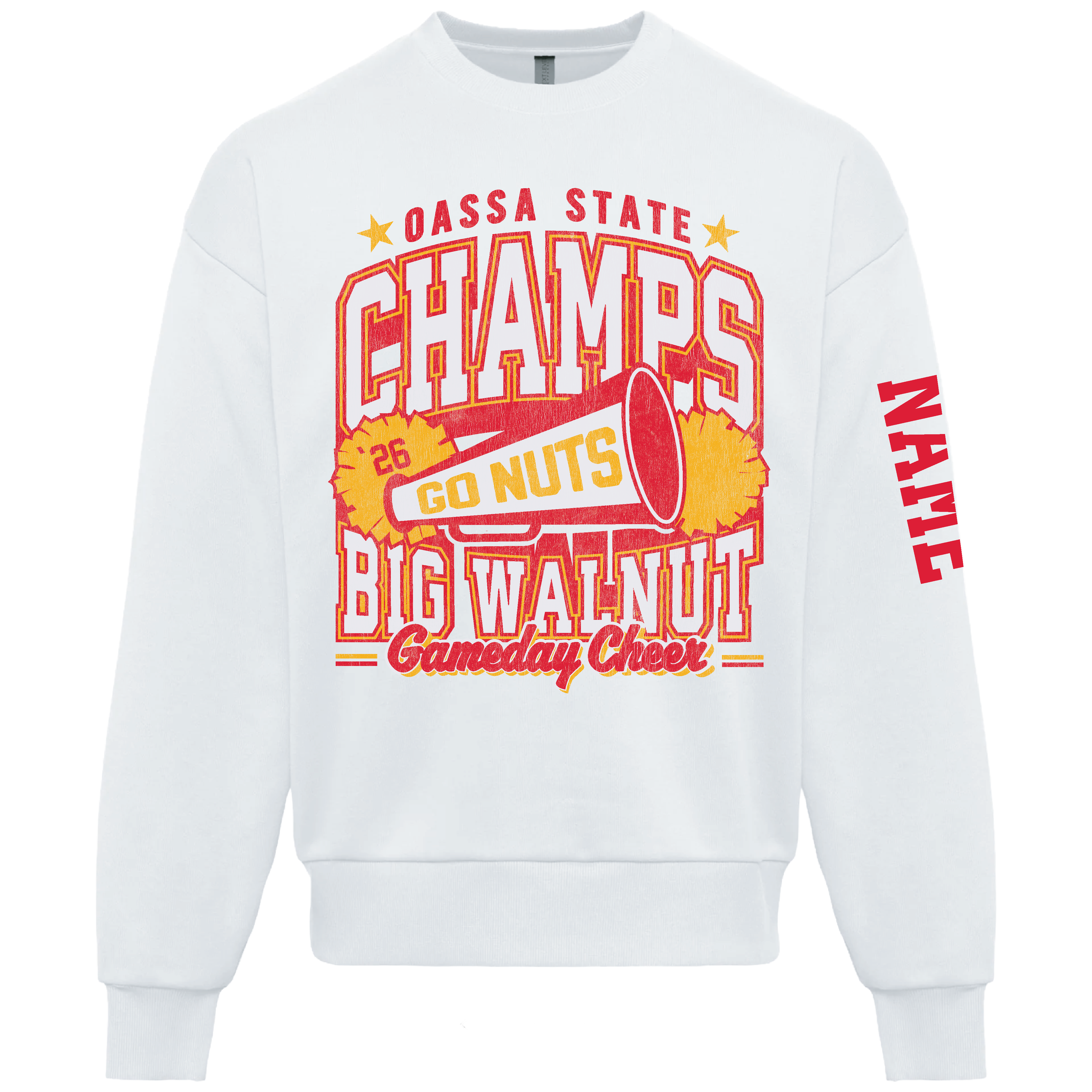BIG WALNUT | GAME DAY CHEER STATE CHAMP SWEATSHIRT