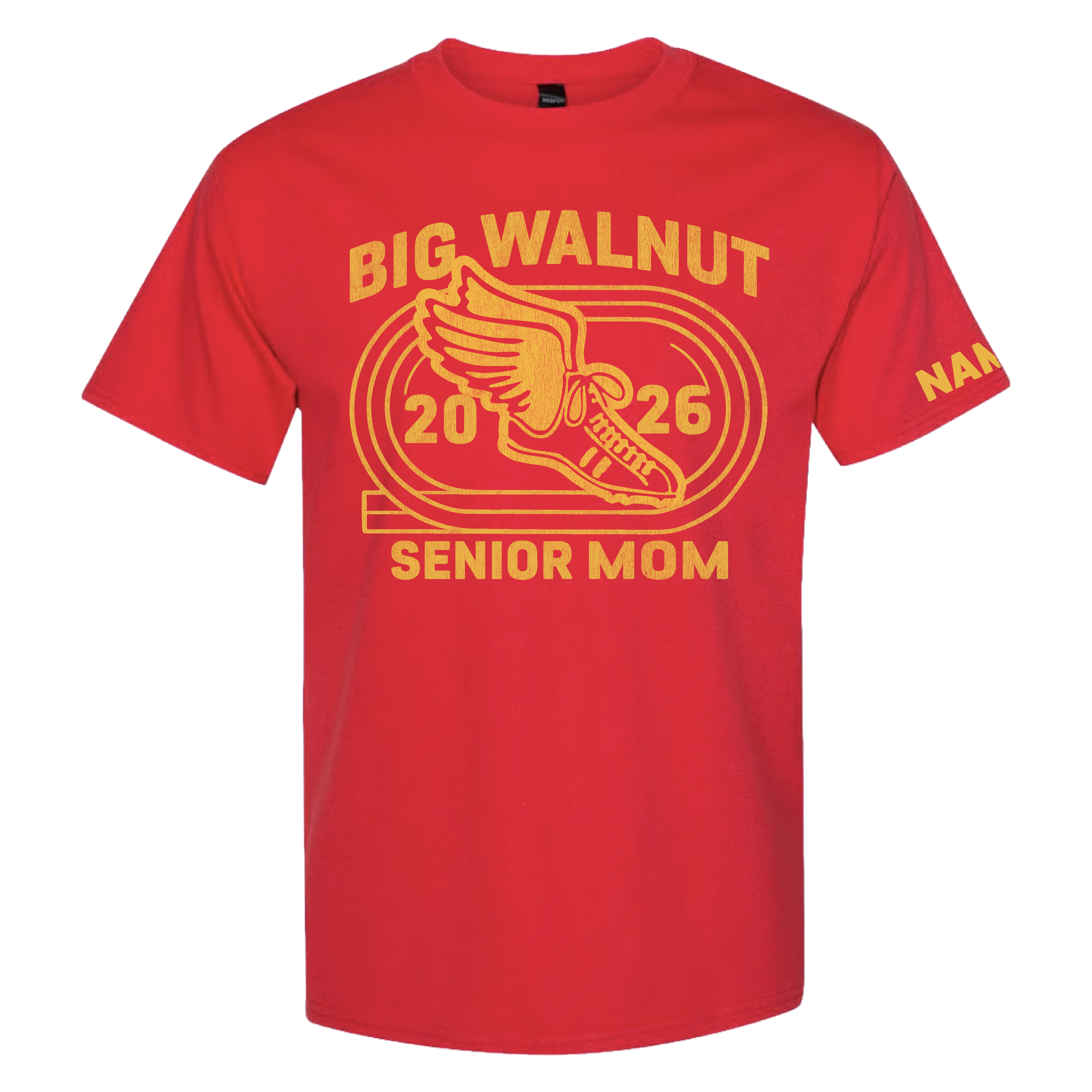 BIG WALNUT | SENIOR MOM TRACK AND FIELD T-SHIRT