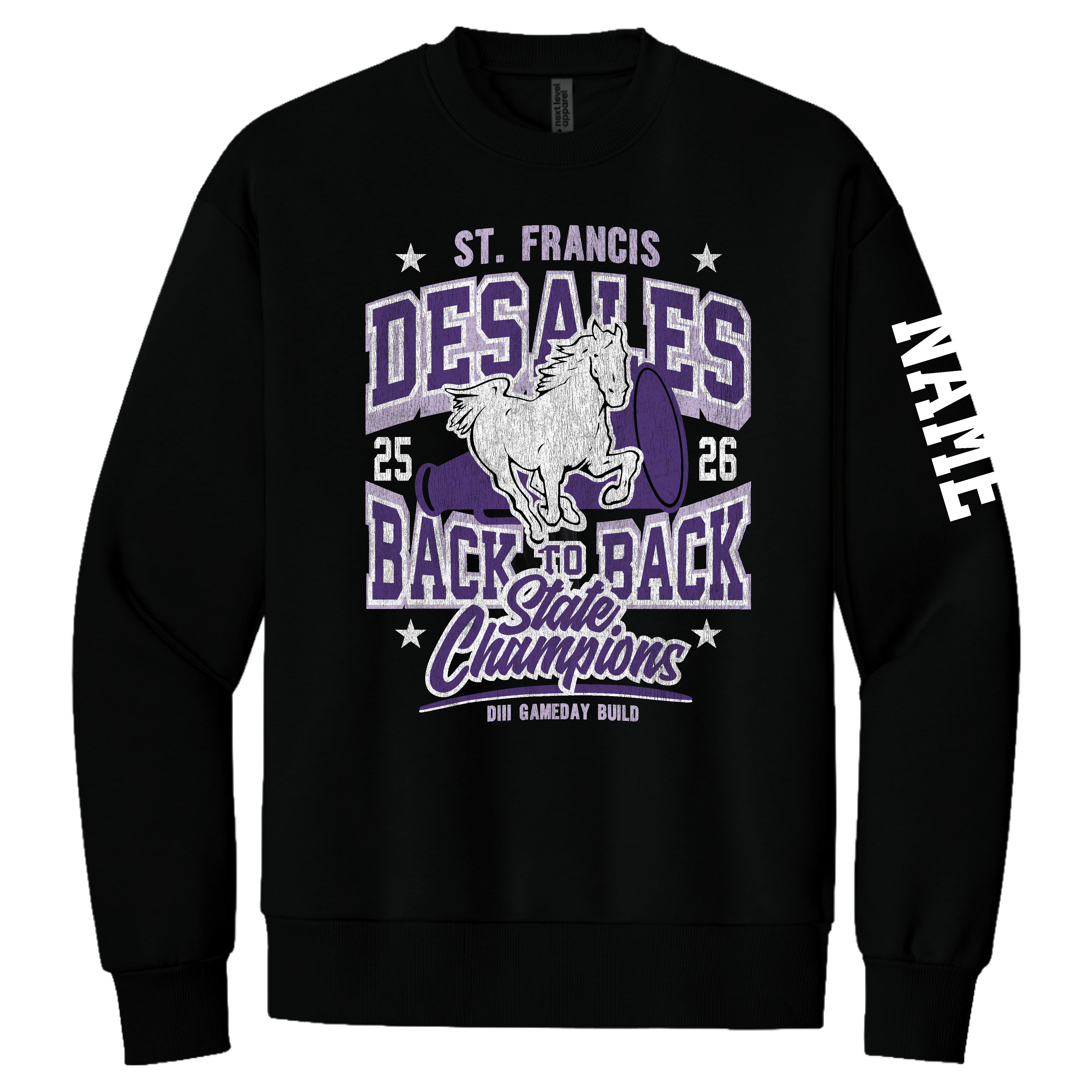DESALES | BACK TO BACK STATE CHAMP SWEATSHIRT