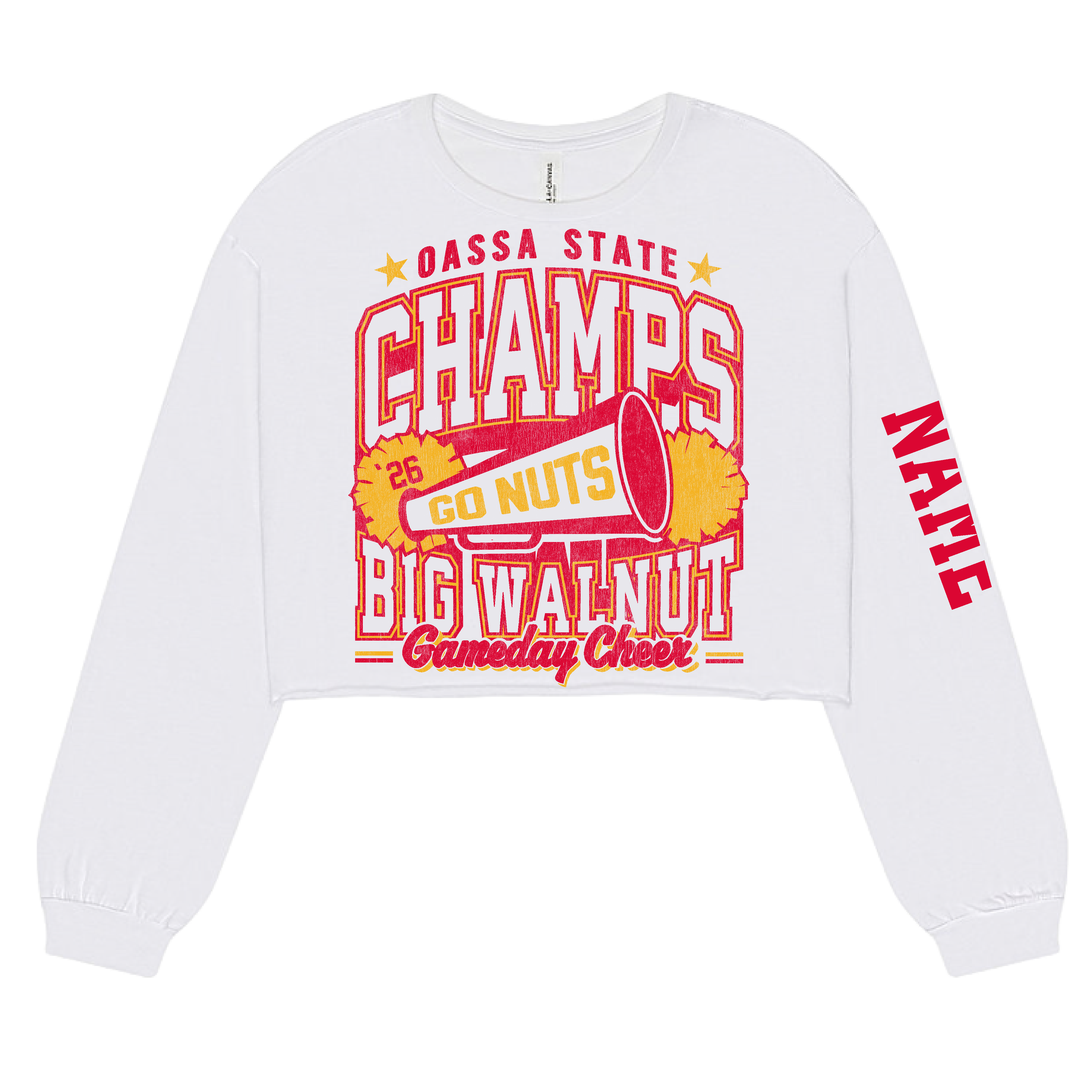 BIG WALNUT | STATE CHAMP CROP TEE