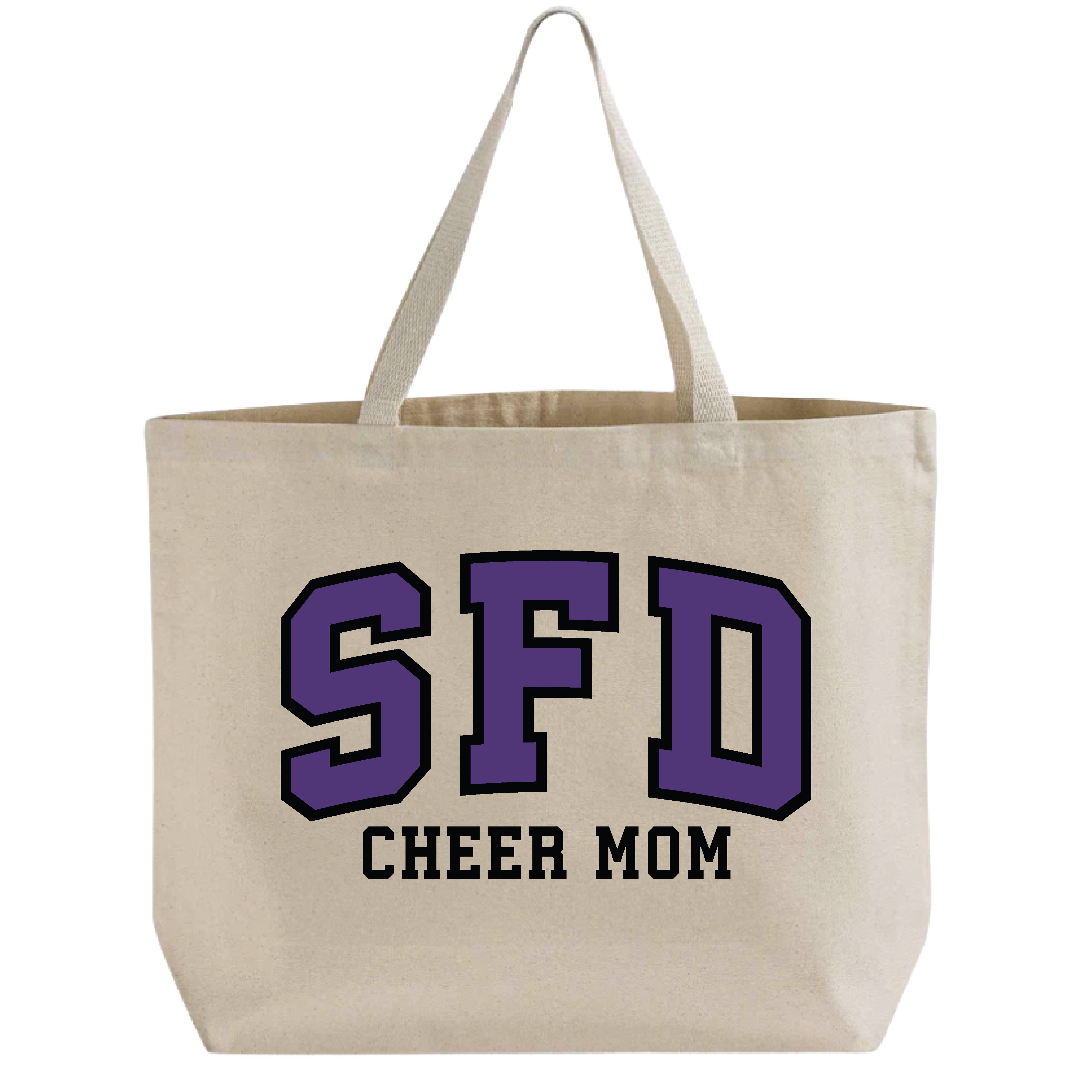 DESALES | CANVAS CHEER MOM TOTE