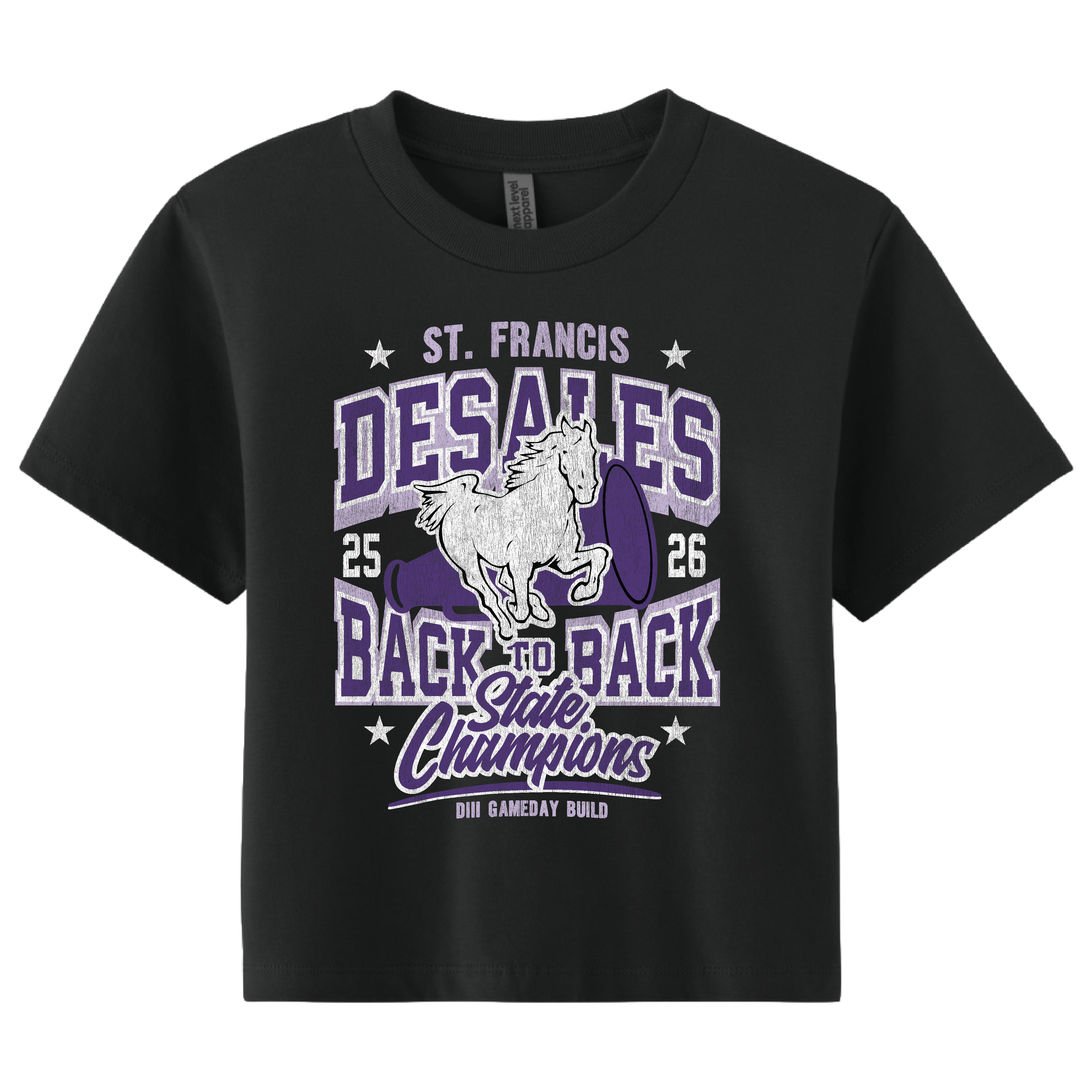 DESALES | BACK TO BACK STATE CHAMP BOXY TEE