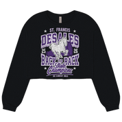 DESALES | BACK TO BACK STATE CHAMP CROP TEE
