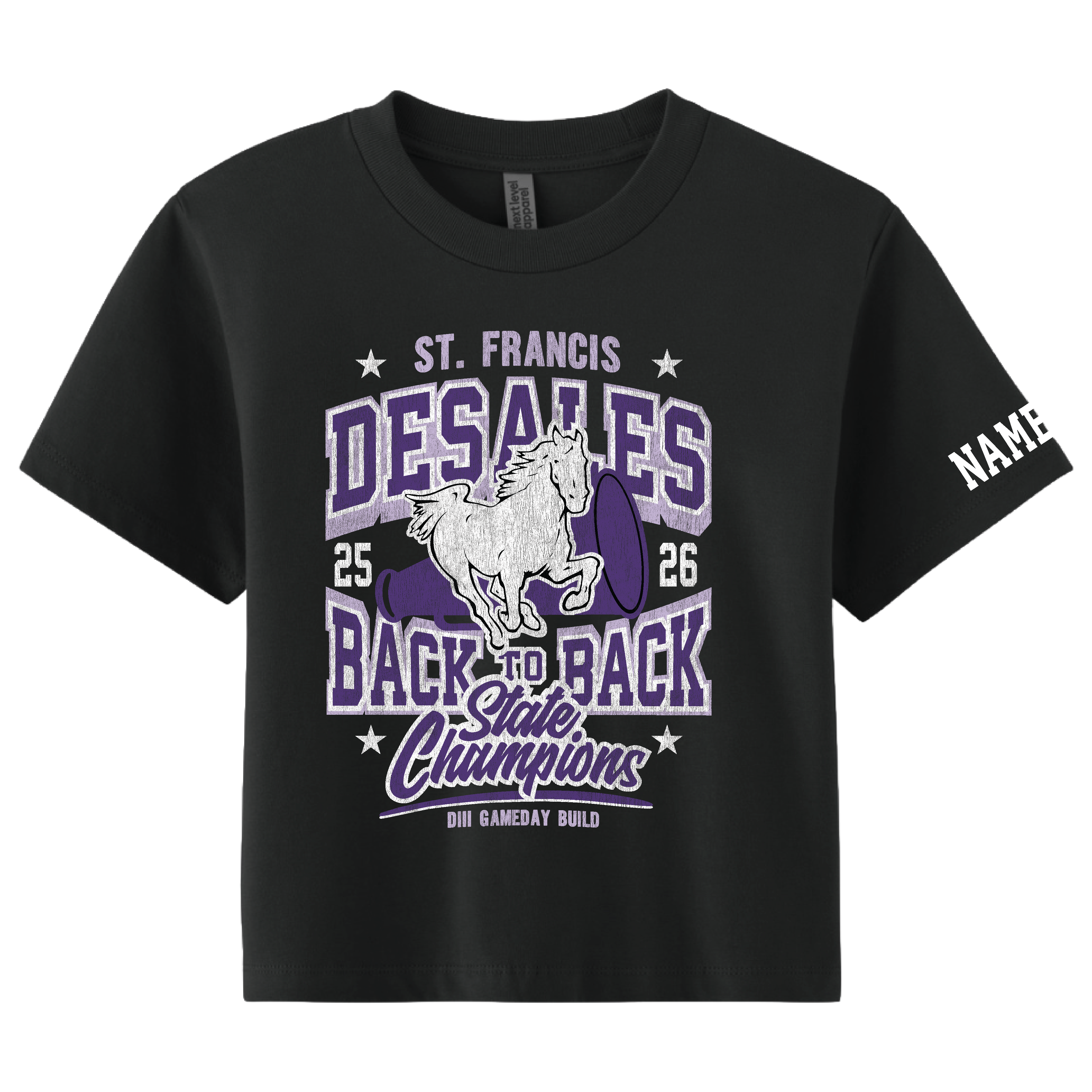 DESALES | BACK TO BACK STATE CHAMP BOXY TEE