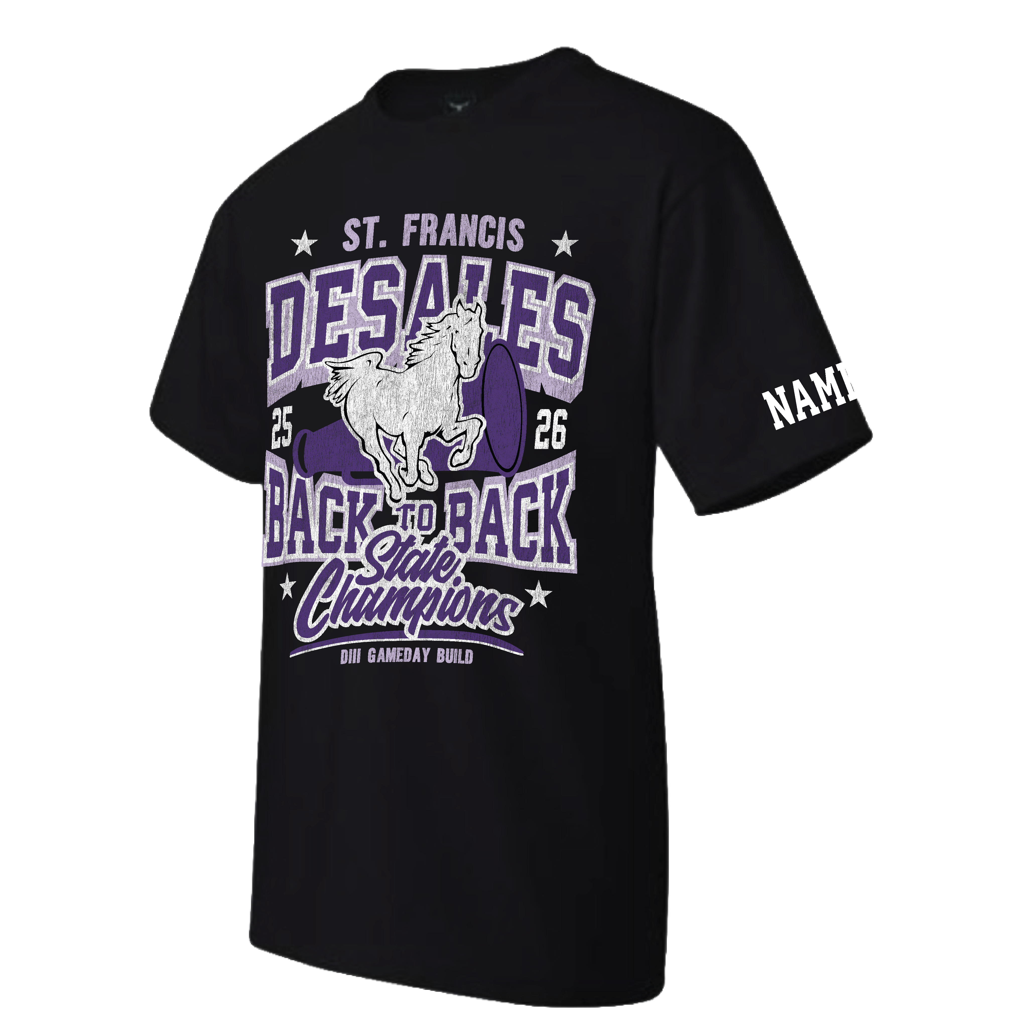 DESALES | BACK TO BACK STATE CHAMP TEE