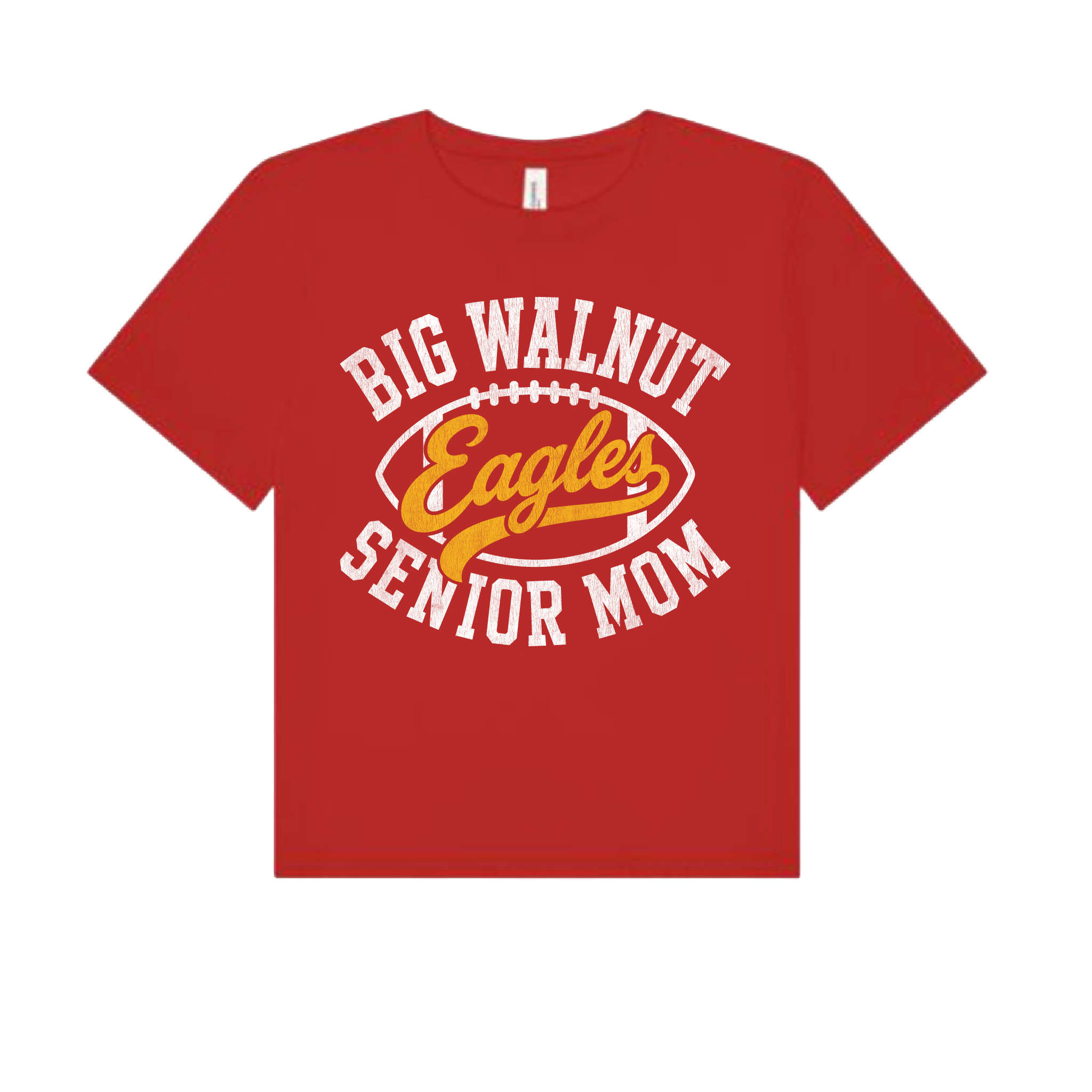 BIG WALNUT | 2027 BWHS SENIOR MOM FOOTBALL WOMAN'S HEAVY WEIGHT TEE