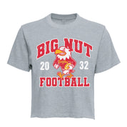 BW | CLASS OF 32 FOOTBALL WOMEN'S BOXY TEE "STAY HUMBLE, STAY HUNGRY"
