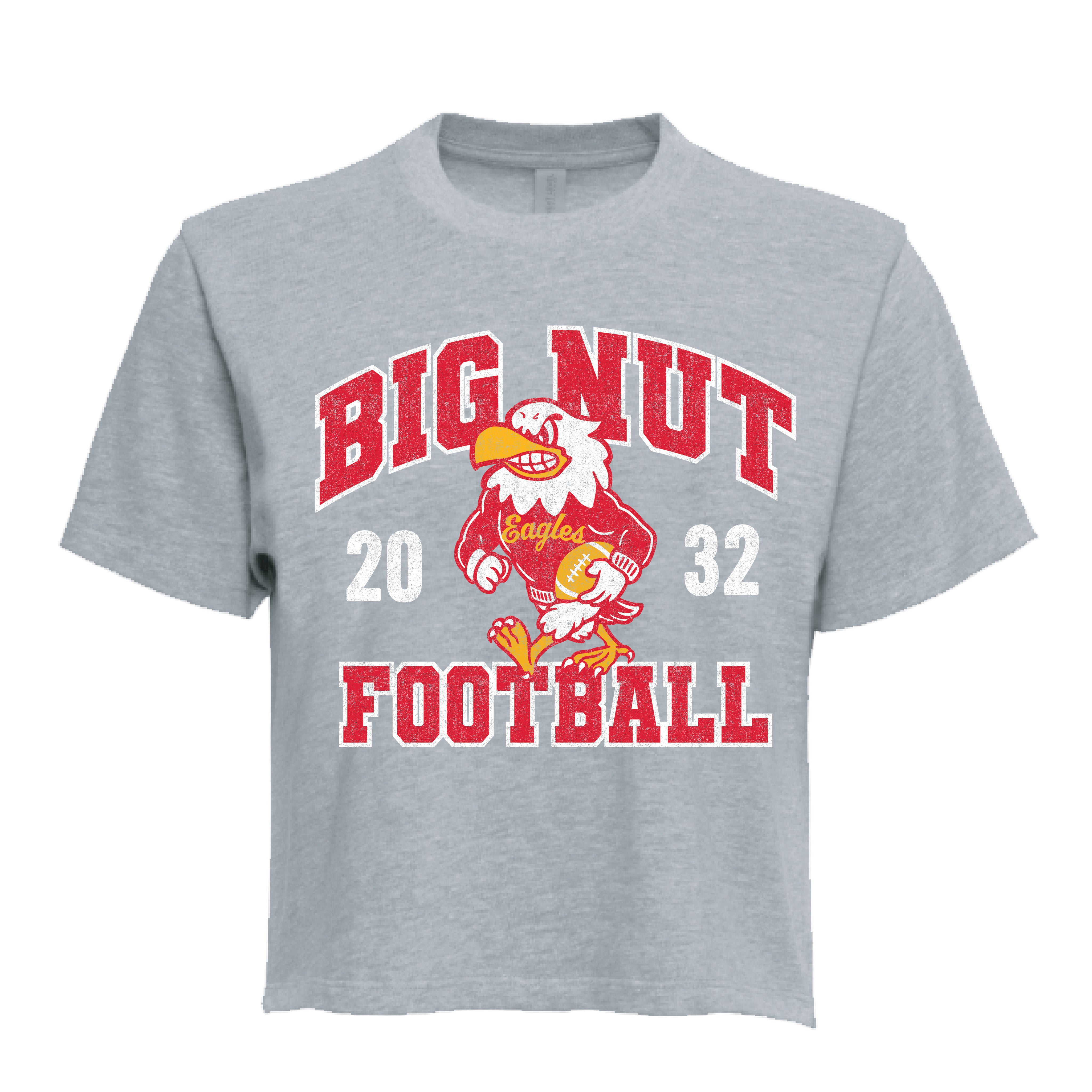 BW | CLASS OF 32 FOOTBALL WOMEN'S BOXY TEE "STAY HUMBLE, STAY HUNGRY"