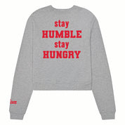 BIG WALNUT | CLASS OF 32 FOOTBALL WOMENS SWEATSHIRT "STAY HUMBLE, STAY HUNGRY"
