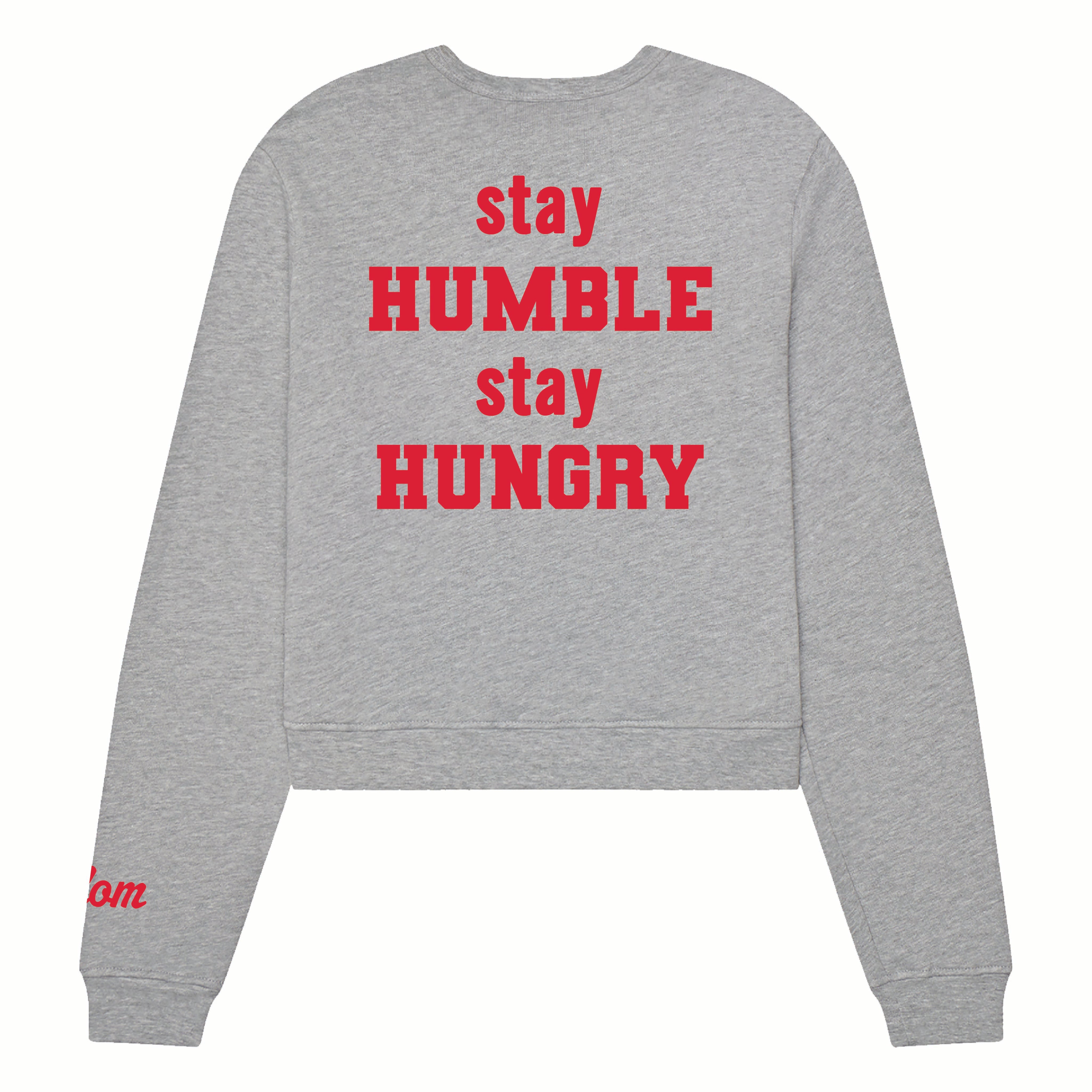 BIG WALNUT | CLASS OF 32 FOOTBALL WOMENS SWEATSHIRT "STAY HUMBLE, STAY HUNGRY"