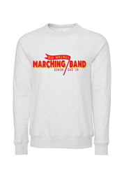 BW Marching Band Red and Gold  Crewneck Sweatshirt