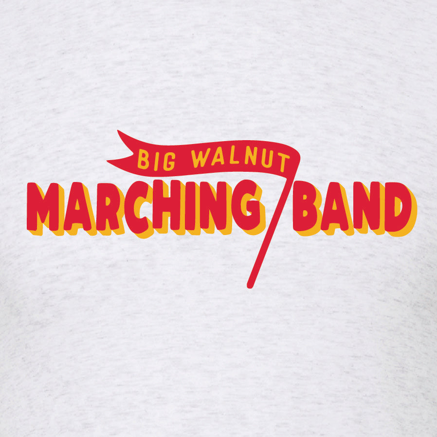 BW Marching Band Red and Gold Tee