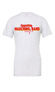 BW Marching Band Red and Gold Tee