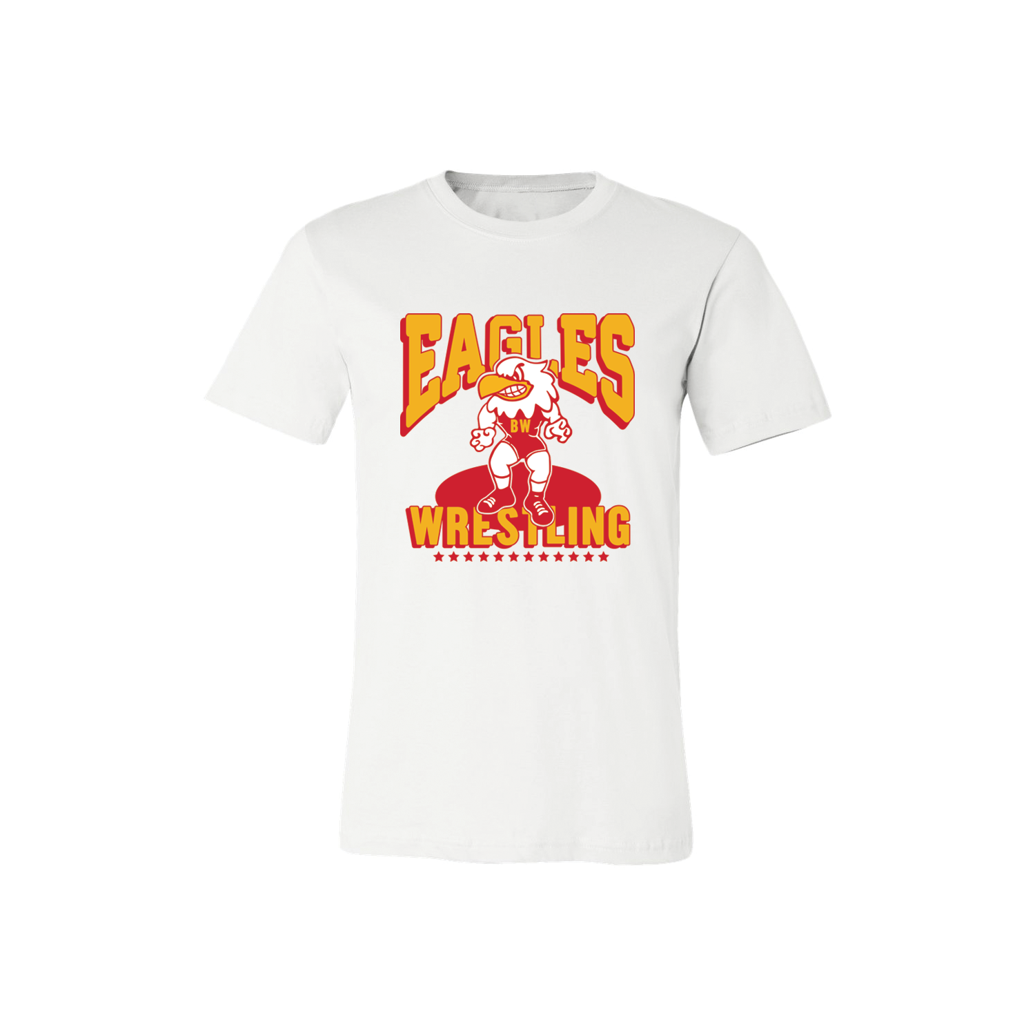 BW Wrestling Vintage Eagle | Varsity T Shirt