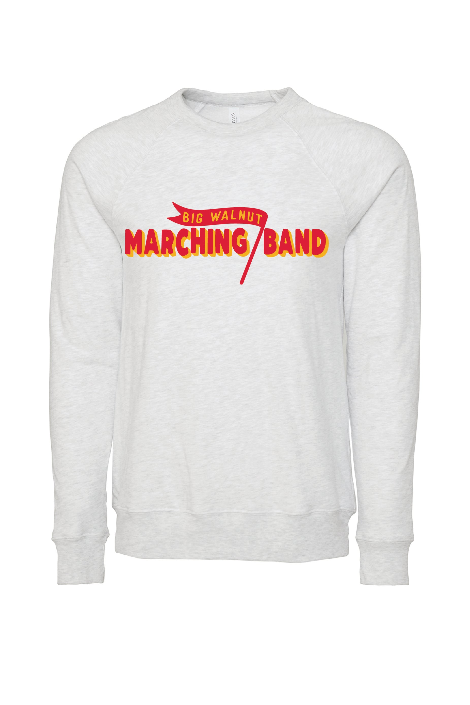 BW Marching Band Red and Gold  Crewneck Sweatshirt