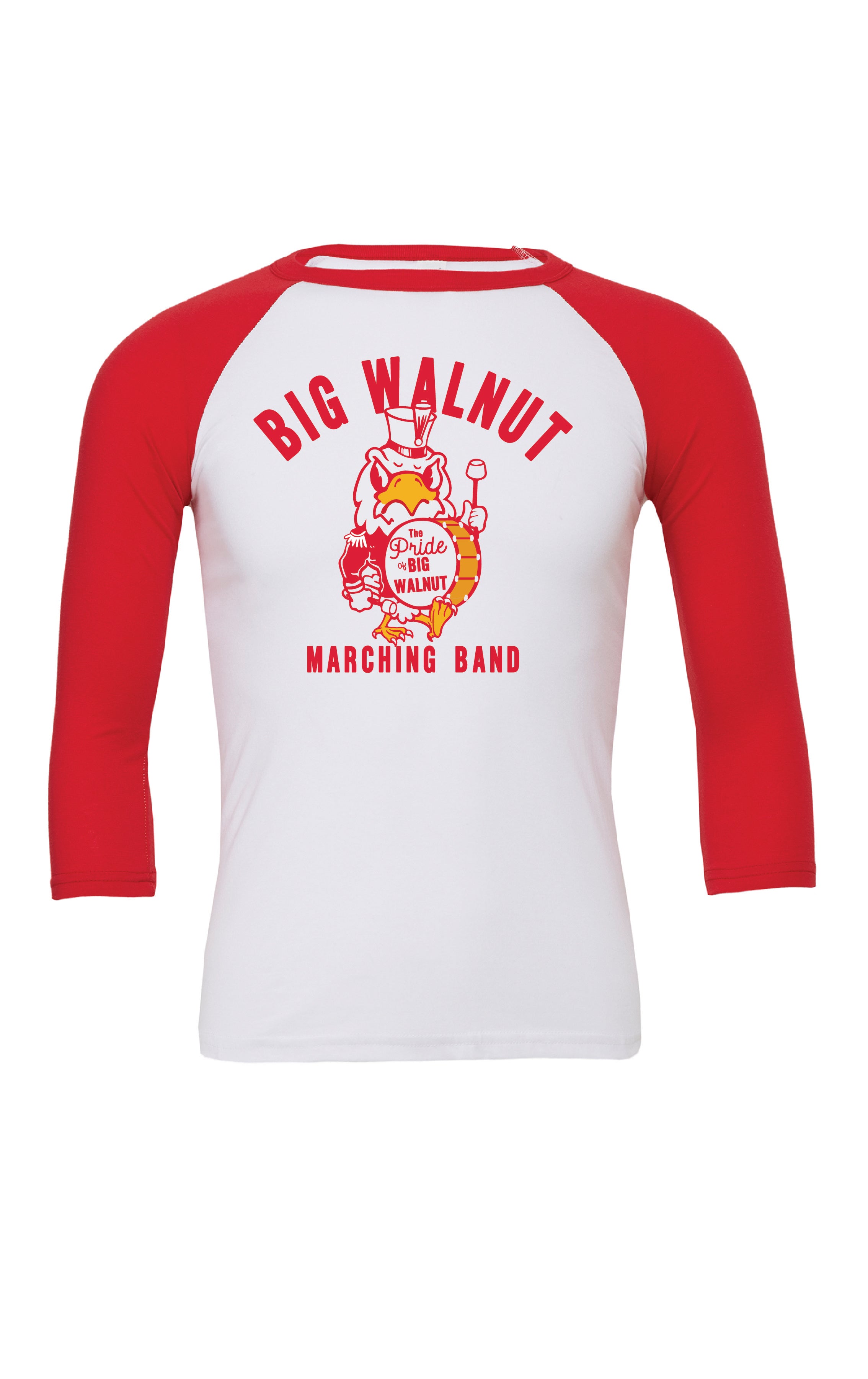 BW Marching Band The Pride of Big Walnut Baseball Tee